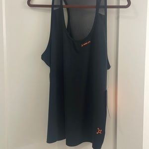NWT BLACK ORANGE THEORY work out shirt